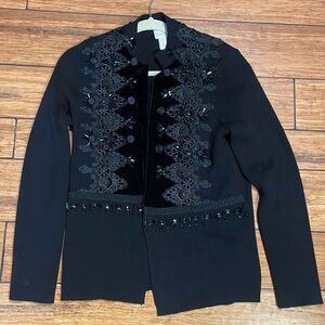 Chicos black sweeter with beautiful details